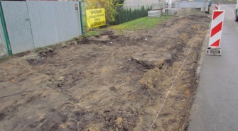 Budowa chodnika w Starej Górze