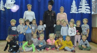  Przedszkole Publiczne "Jasia i Małgosi" odwiedził górnik
