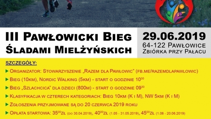 III Pawłowicki Bieg śladami Mielżyńskich