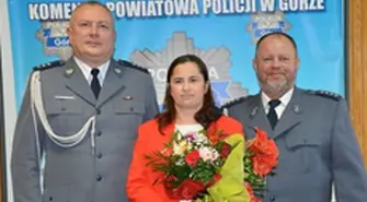 Uroczyste pożegnanie dyżurnego