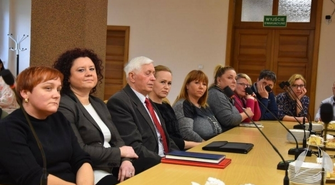 Spotkanie nowo wybranych sołtysów z burmistrzem Sławy