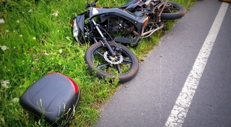 Wypadek motocyklisty wracającego ze zlotu w Wolsztynie