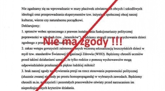 Nauczyciele o deklaracji w sprawie LGBT