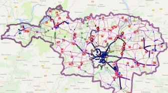 Mapa tras rowerowych, strona internetowa i aplikacja pomocą dla rowerzystów