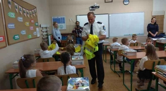 Pierwszaki otrzymały odblaski