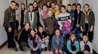 Biwak harcerski w Zanie