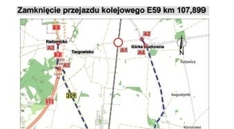 - wyznaczono objazdy