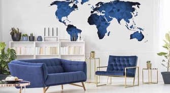 – kartografia we wnętrzach