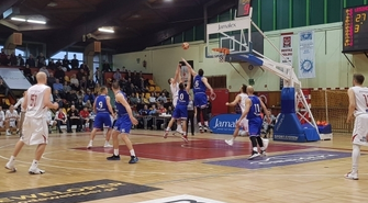 Pogoń Prudnik 87:84 Timeout Polonia 1912 Leszno 