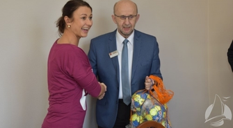 Burmistrz Sławy gościł nauczycieli