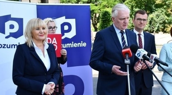 Jarosław Gowin w Górze