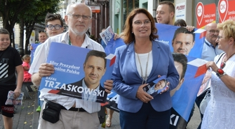 - Kidawa-Błońska promowała kandydaturę Rafała Trzaskowskiego w Lesznie