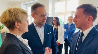 Spotkanie z premierem Saksonii