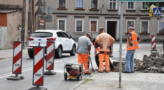 Utrudnienia w centrum Sławy