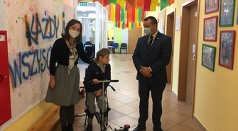 Podopieczni SOSW we Wschowie otrzymali pionizator