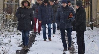 Wizytacja w sławskim pałacu