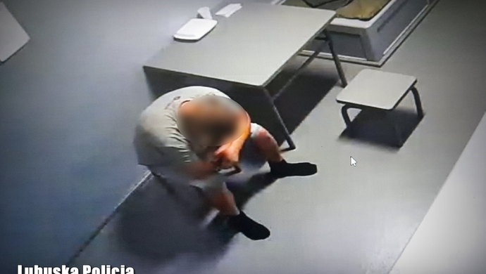  Policjanci szybko zatrzymali podejrzanego mężczyznę