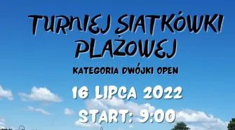 Turniej Siatkówki Plażowej 16.07.2022 r. (ZAPOWIEDŹ)