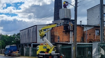 Lampy LED na terenie gminy Sława (ZDJĘCIA)