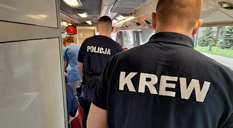 Zbiórka krwi z KPP Wschowa