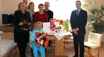 Jubileusz 100-lecia urodzin mieszkanki Gminy Szlichtyngowa