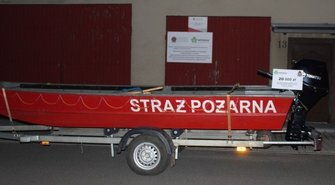 Nowy silnik dla łodzi OSP Szlichtyngowa