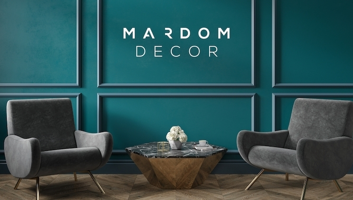 Dekoracje ścienne z marką Mardom Decor