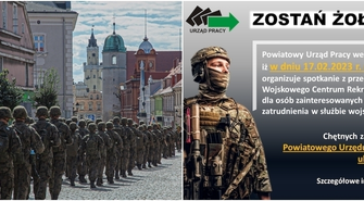 Zostań żołnierzem: spotkanie z przedstawicielami Wojskowego Centrum Rekrutacji