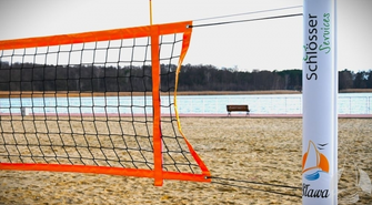 Sława: Na nowej plaży powstało boisko do siatkówki (FOTO)