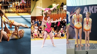 Akrobatyka we Wschowie: pierwszy występ i już podium na prestiżowych zawodach