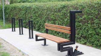 Gmina Szlichtyngowa: Zakończono budowę oświetlenia ulicznego i stacji naprawy rowerów