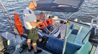 Sława. Policyjni wodniacy dbają o bezpieczeństwo. W weekend nie obyło się bez interwencji