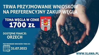 Gmina Sława prowadzi sprzedaż węgla!
