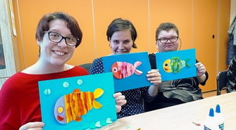 SOSW we Wschowie. Zajęcia plastyczne w ramach „Rehabilitacja 25 plus” zakończone (FOTO)