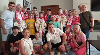 Uczniowie SOSW i uczestnicy WTZ na meczu reprezentacji Polski (FOTO)