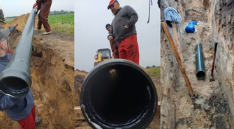 W Dryżynie rozpoczęła się przebudowa sieci wodociągowej (FOTO)