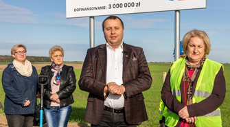 Powiat Wschowski modernizuje drogę od Zamysłowa do krzyżówki Gola-Konradowo