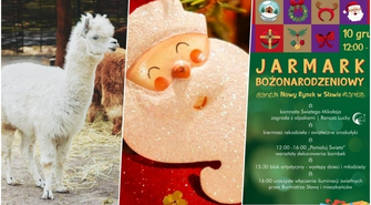 Jarmark Bożonarodzeniowy w Sławie. Świąteczne smakołyki, alpaki i spotkanie z Mikołajem!