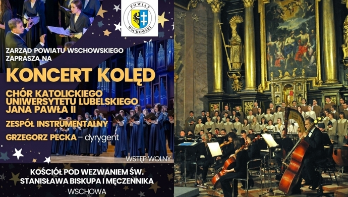 W Farze wystąpi Chór KUL. Na koncert kolęd zaprasza Zarząd Powiatu Wschowskiego
