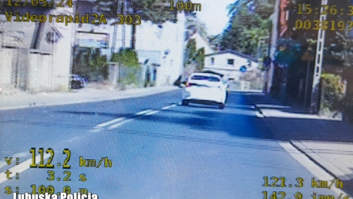 Głogowianin z przepisami na bakier: Pędził 112 km/h po Wschowie!