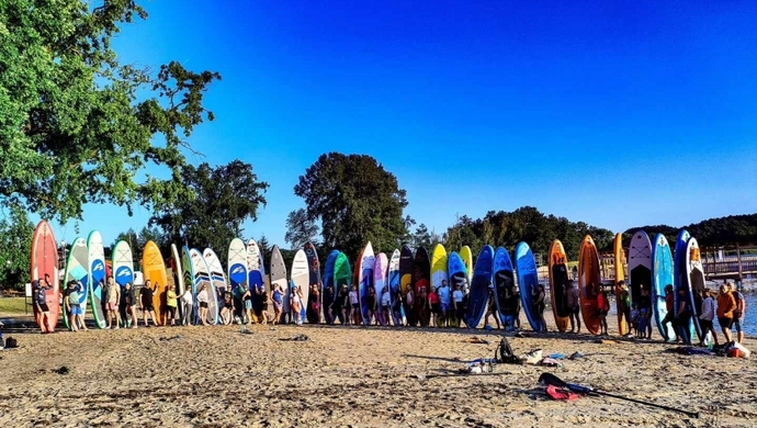 Jezioro Lgińsko z SUPer perspektywy (FOTO)