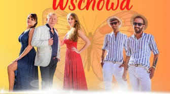 Koncert „Szlagierowy Zawrót Głowy” we Wschowie. Na scenie Mirosław Szołtysek oraz zespół Marsa Alam