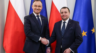 Starosta Wschowski Andrzej Bielawski na spotkaniu z prezydentem Dudą. „To była bardzo trudna kadencja”