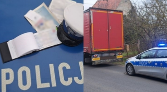 Kontrola drogowa ujawniła nieprawidłowości. Kierowca ciężarówki stracił prawo jazdy