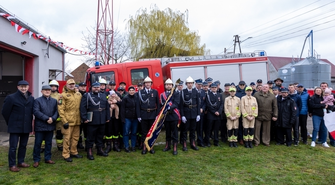 OSP Ciosaniec i Bagno ma nowy wóz bojowy (VIDEO)