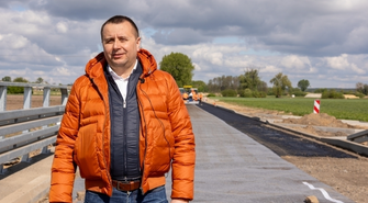 Most na Rowie Krzyckim niemal gotowy. A. Bielawski: „Wkrótce będzie można już przejść do jego eksploatacji”