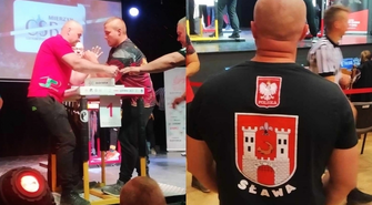 Reprezentant Sławy na Mistrzostwach Polski w Siłowaniu na Rękę. Jak poradził sobie Mateusz Biernat?