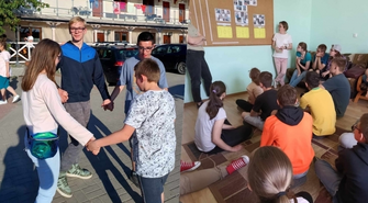 Młodzież z Niemiec odwiedziła rówieśników ze wschowskiego SOSW. Projekt „Chcę tak żyć, by zdrowym być”