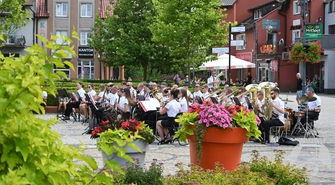 Orkiestry na sławskim rynku