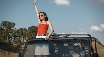 Terenówka z pełnym wyposażeniem idealna do podróżowania po bezdrożach